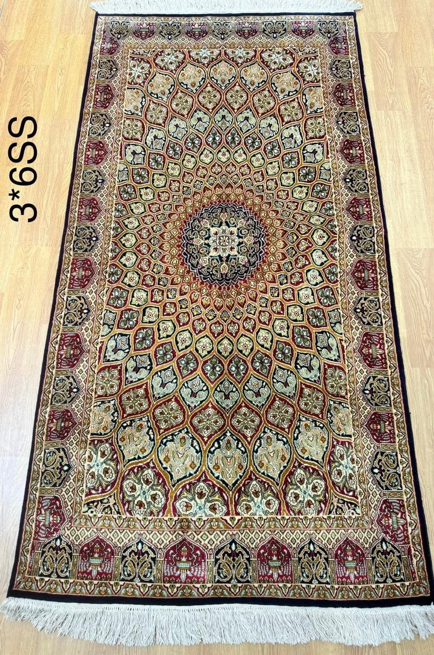 3x6 silk on silk dome runner